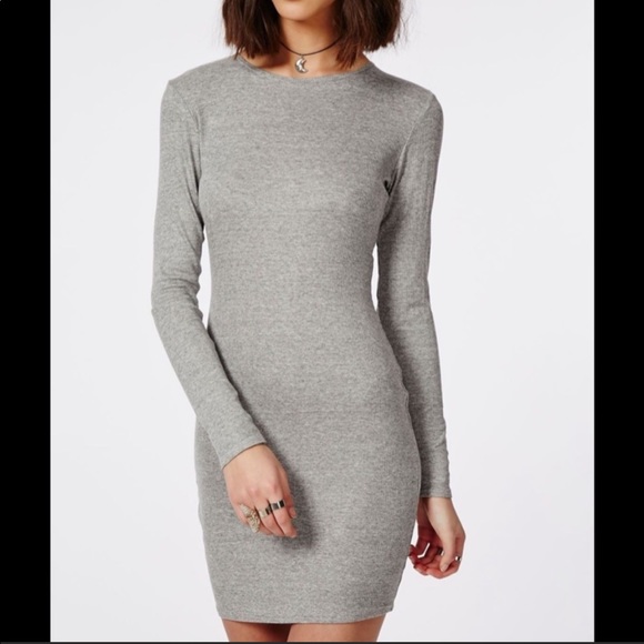 Garage Dresses & Skirts - GARAGE Gray bodycon  T-Shirt dress (L)